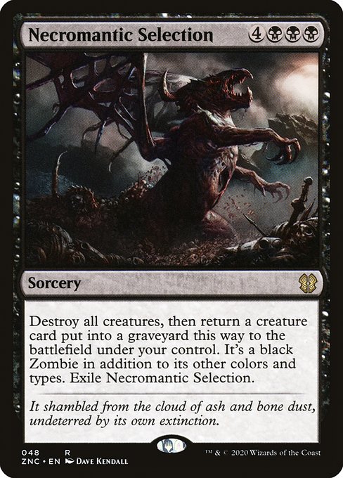 Necromantic Selection (48) [Zendikar Rising Commander]