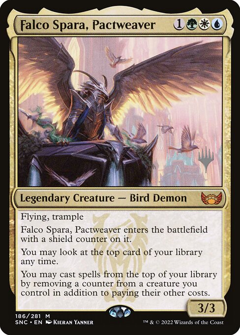 Falco Spara, Pactweaver (186p) [Streets of New Capenna Promos]