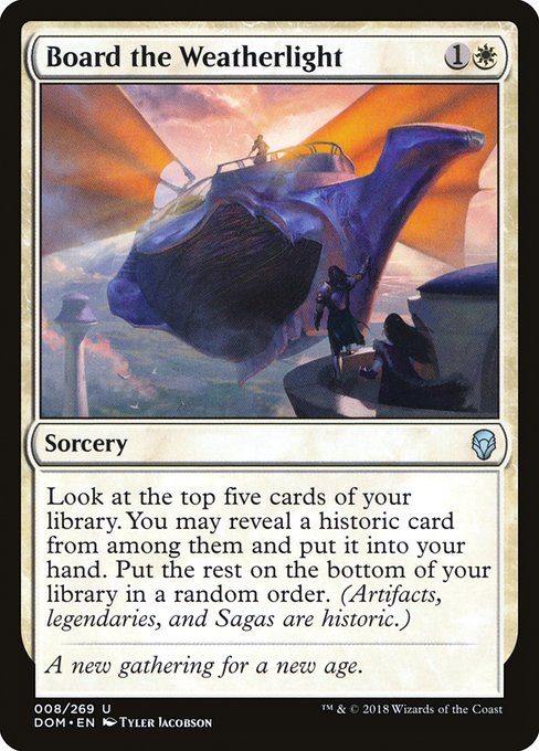 Board the Weatherlight (8) [Dominaria]