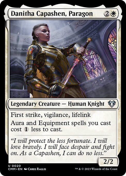 Danitha Capashen, Paragon (20) [Commander Masters]