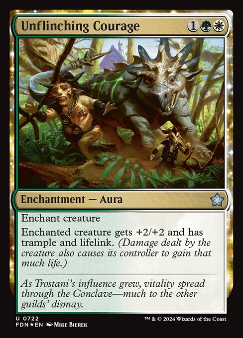 Unflinching Courage (722) [Foundations]