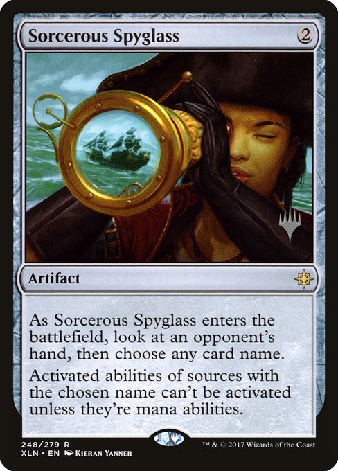 Sorcerous Spyglass (248p) [Ixalan Promos]
