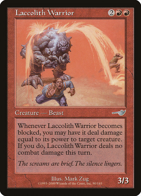 Laccolith Warrior (90) [Nemesis]