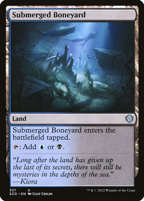 Submerged Boneyard (321) [Starter Commander Decks]