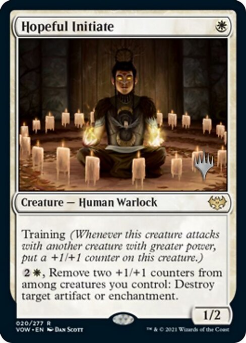 Hopeful Initiate (20p) [Innistrad: Crimson Vow Promos]