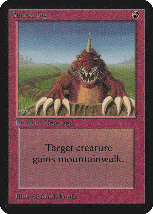 Burrowing (138) [Limited Edition Alpha]