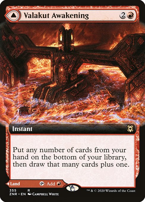 Valakut Awakening // Valakut Stoneforge (355) [Zendikar Rising] [Extended Art]