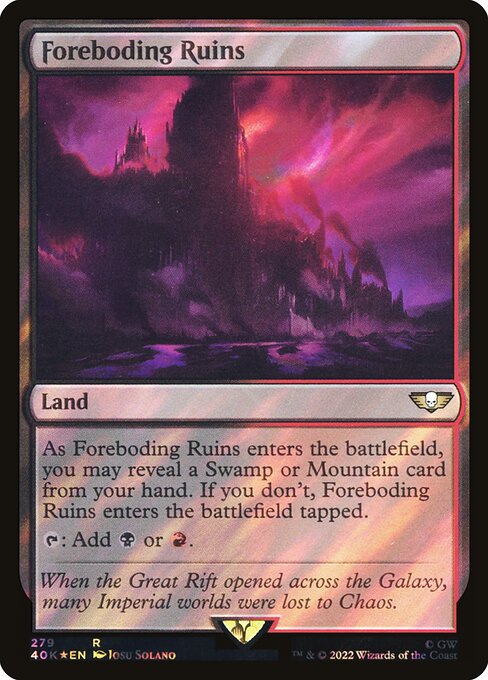 Foreboding Ruins (279★) [Warhammer 40,000 Commander]