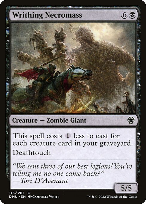 Writhing Necromass (115) [Dominaria United]
