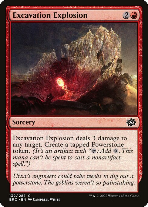 Excavation Explosion (132) [The Brothers' War]