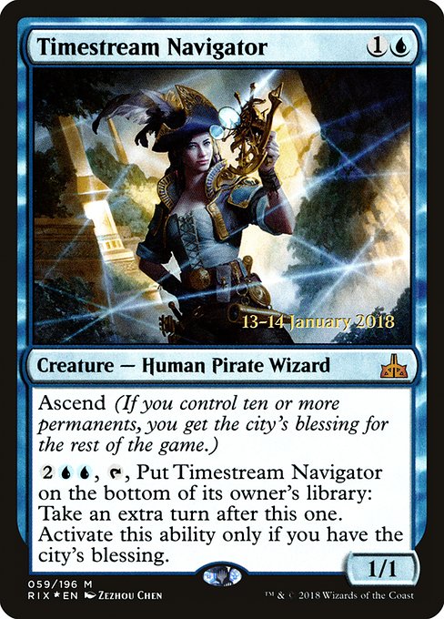 Timestream Navigator (59s) [Rivals of Ixalan Promos]