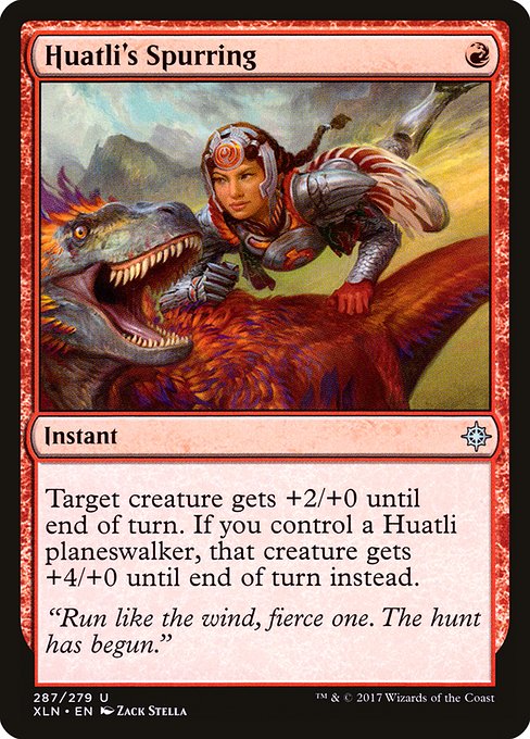 Huatli's Spurring (287) [Ixalan]