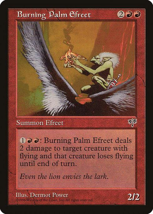 Burning Palm Efreet (161) [Mirage]