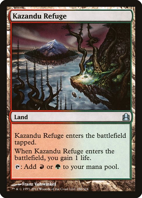 Kazandu Refuge (280) [Commander 2011]