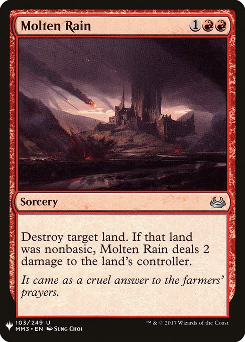 Molten Rain (MM3-103) [The List]