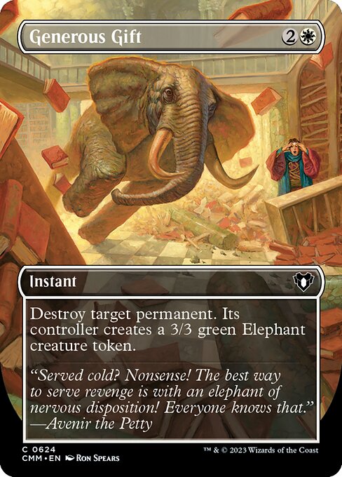 Generous Gift (624) [Commander Masters] [Borderless]
