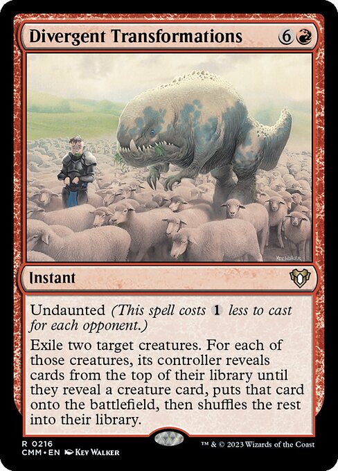 Divergent Transformations (216) [Commander Masters]