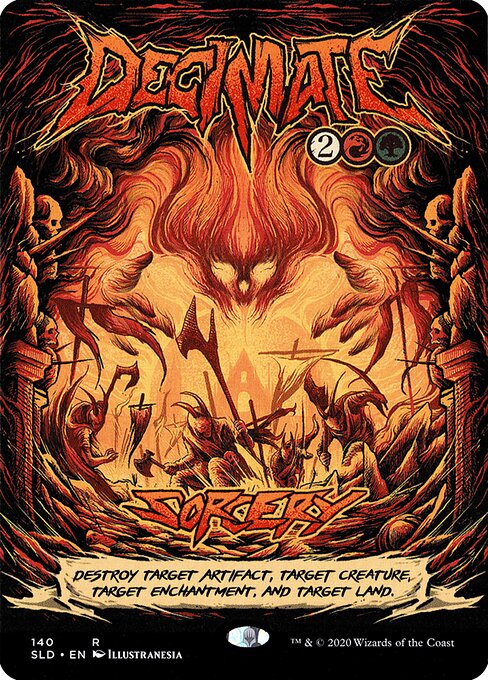 Decimate (140) [Secret Lair Drop] [Borderless]