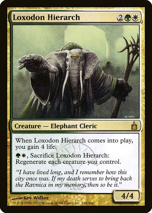 Loxodon Hierarch (214) [Ravnica: City of Guilds]