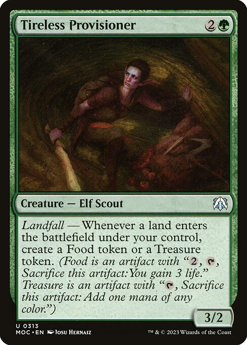 Tireless Provisioner (313) [March of the Machine Commander]
