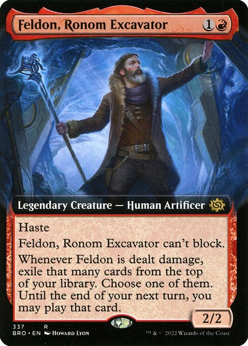 Feldon, Ronom Excavator (337) [The Brothers' War] [Extended Art]