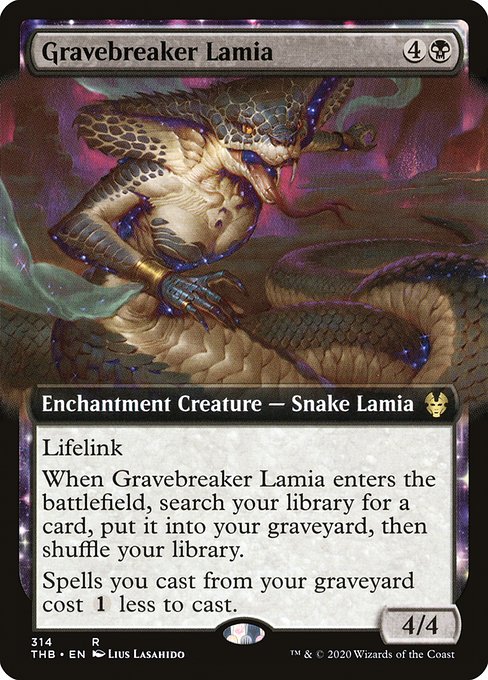 Gravebreaker Lamia (314) [Theros Beyond Death] [Extended Art]