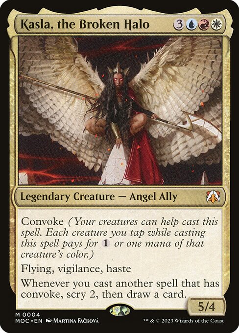 Kasla, the Broken Halo (4) [March of the Machine Commander]