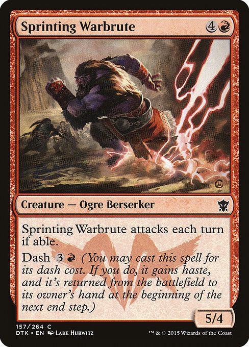 Sprinting Warbrute (157) [Dragons of Tarkir]
