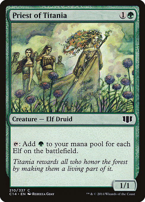 Priest of Titania (210) [Commander 2014]