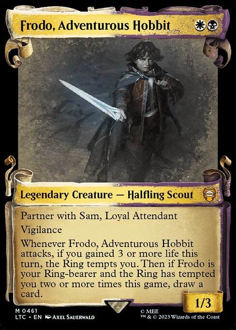Frodo, Adventurous Hobbit (461) [Tales of Middle-earth Commander] [Showcase]