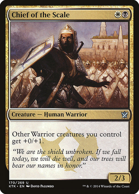 Chief of the Scale (170) [Khans of Tarkir]