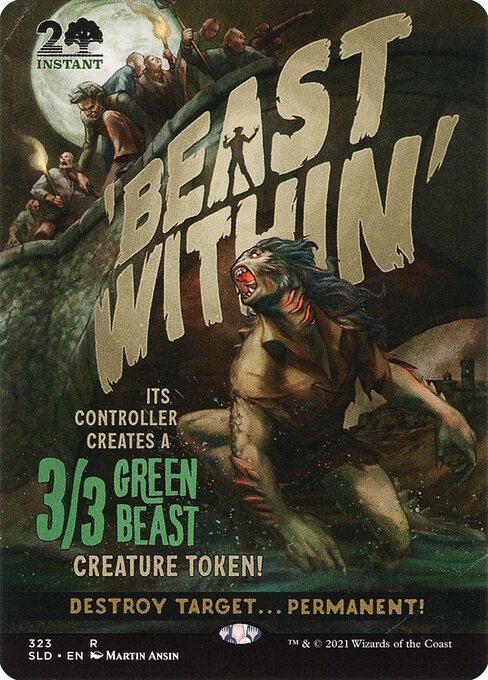 Beast Within (323) [Secret Lair Drop] [Borderless]