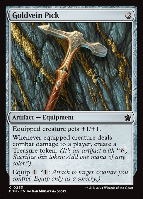 Goldvein Pick (253) [Foundations]