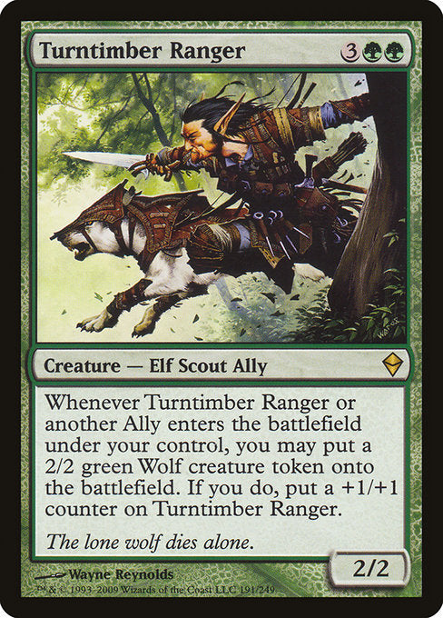 Turntimber Ranger (191) [Zendikar]