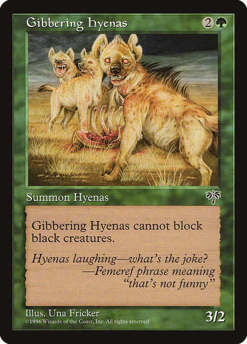 Gibbering Hyenas (219) [Mirage]
