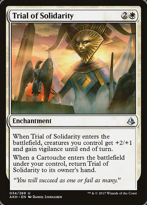 Trial of Solidarity (34) [Amonkhet]