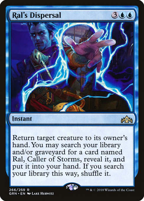 Ral's Dispersal (266) [Guilds of Ravnica]