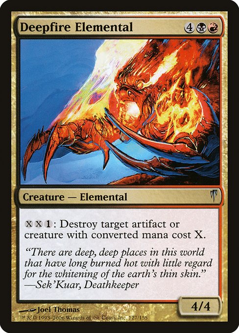 Deepfire Elemental (127) [Coldsnap]