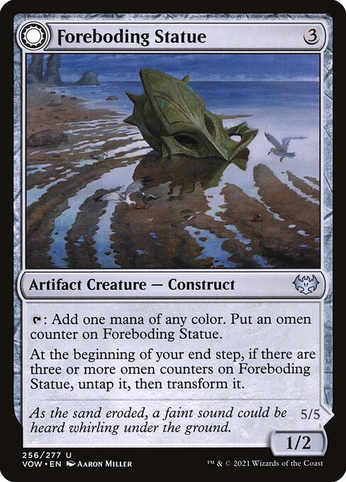 Foreboding Statue // Forsaken Thresher (256) [Innistrad: Crimson Vow]