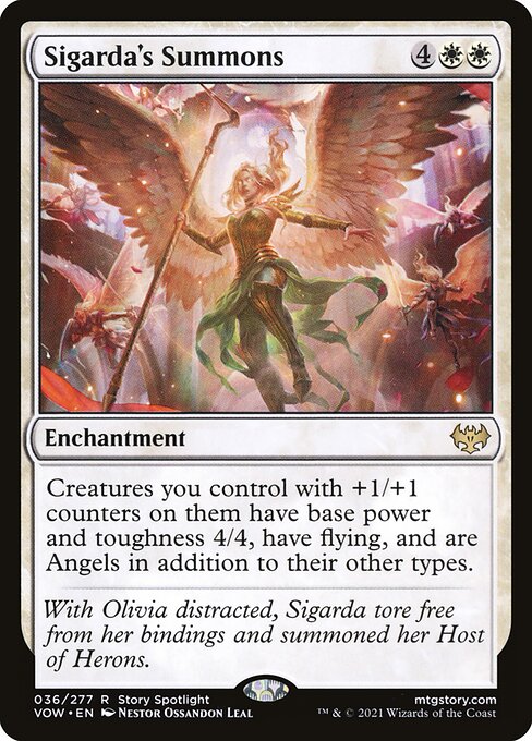Sigarda's Summons (36) [Innistrad: Crimson Vow]