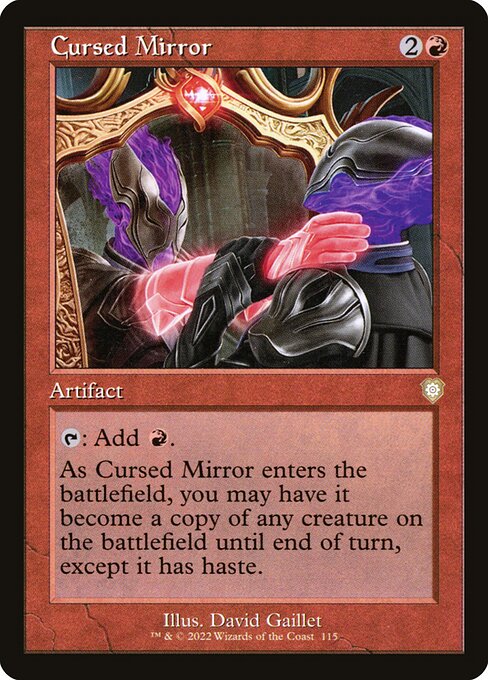 Cursed Mirror (115) [The Brothers' War Commander]