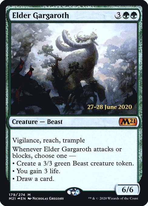 Elder Gargaroth (179s) [Core Set 2021 Promos]