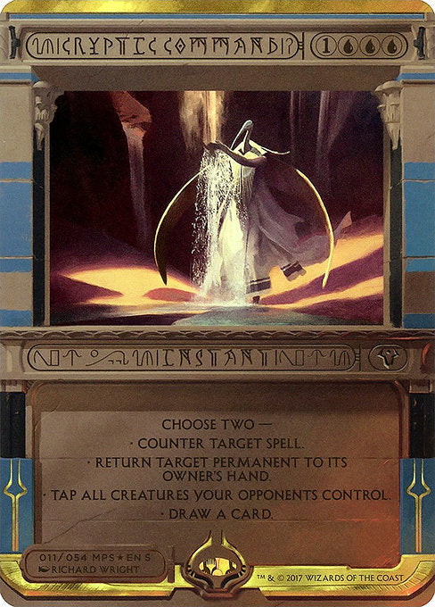 Cryptic Command (11) [Amonkhet Invocations] [Borderless]