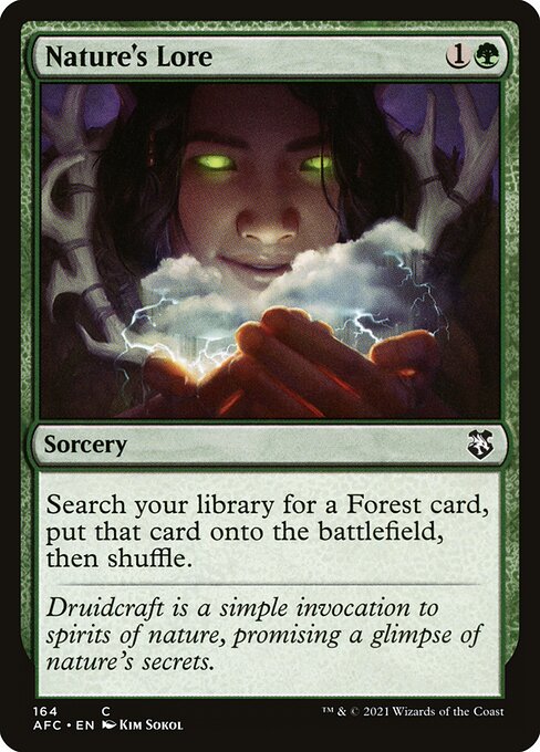 Nature's Lore (164) [Forgotten Realms Commander]