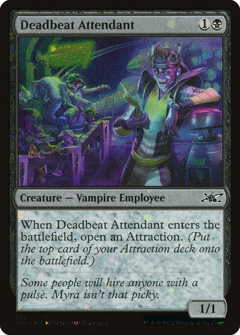 Deadbeat Attendant (355) [Unfinity]