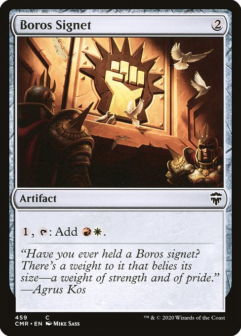 Boros Signet (459) [Commander Legends]