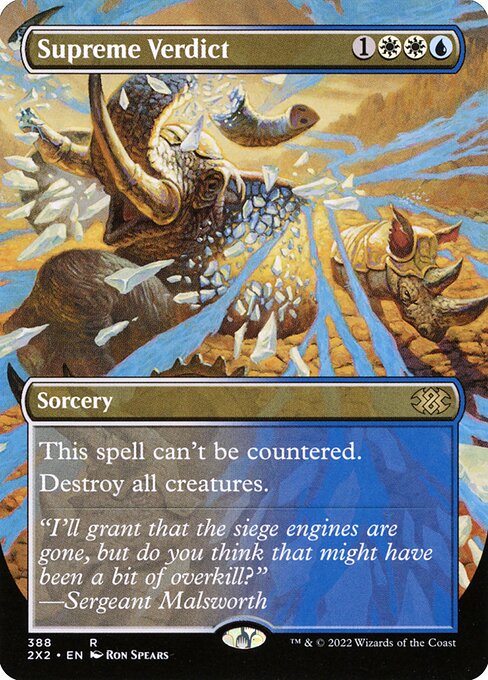 Supreme Verdict (388) [Double Masters 2022] [Borderless]