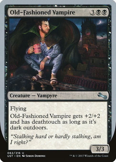 Old-Fashioned Vampire (62) [Unstable]