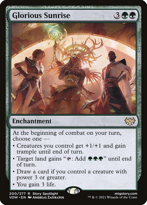 Glorious Sunrise (200) [Innistrad: Crimson Vow]