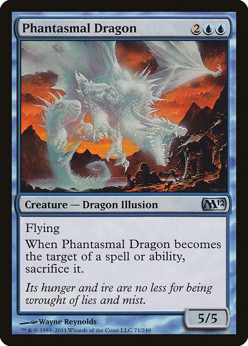 Phantasmal Dragon (71) [Magic 2012]